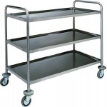 CARRELLO DI SERVIZIO 3 VASSOI