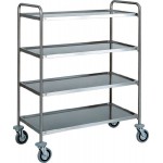 CARRELLO DI SERVIZIO 4 PIANI