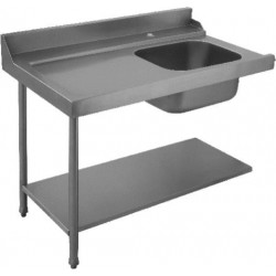 Lavello entrata laterale sinistra lavastoviglie - 120x71.5x85