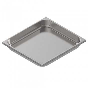 Teglia in AISI 304 2/3 GN (354 x 325 x 23 mm)