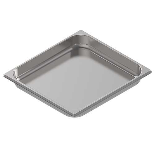 Teglia in AISI 304 2/3 GN (354 x 325 x 23 mm)