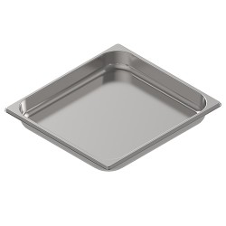 Teglia in AISI 304 2/3 GN (354 x 325 x 23 mm)