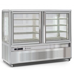 VETRINA ESPOSIZIONE PASTICCERIA 4 LATI VETRATI