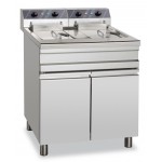 FRIGGITRICE ELETTRICA MONOBLOCCO 2 VASCHE 12/14 + 12/14 LT