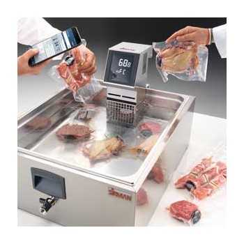 VASCA INOX CON COPERCHIO E RUBINETTO - GN 2/1