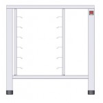 Tavolo fisso in AISI 430 con supporti (capacità: 6 teglie 1/1 GN o 600 x 400 mm) AISI 430 - dimensioni 785 x 670 x 791 mm