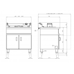 FRIGGITRICE ELETTRICA PER PASTICCERIA