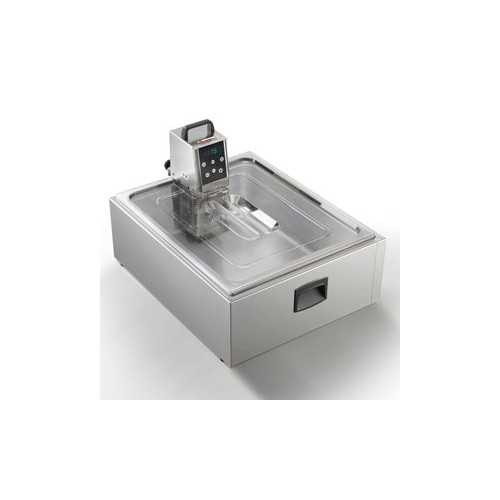 VASCA INOX CON COPERCHIO - GN 2/1