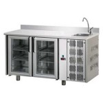 TAVOLO REFRIGERATO PORTE IN VETRO