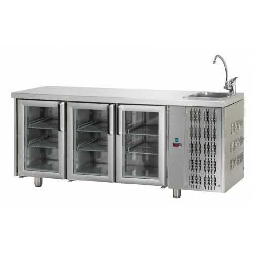 TAVOLO REFRIGERATO CON LAVELLO A... TAVOLO REFRIGERATO CON LAVELLO A...