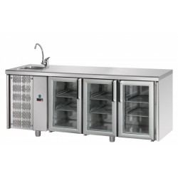 TAVOLO REFRIGERATO CON LAVELLO