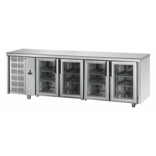 TAVOLO REFRIGERATO 4 PORTE IN VETRO... TAVOLO REFRIGERATO 4 PORTE IN VETRO...