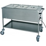CARRELLO CALDO 3 VASCHE