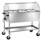 CARRELLO CON RUOTE BAGNOMARIA