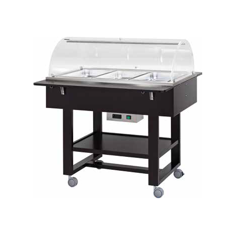 CARRELLO REFRIGERATO IN LEGNO