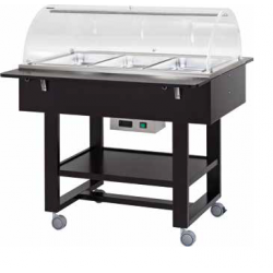CARRELLO REFRIGERATO IN LEGNO