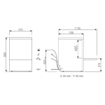 LAVASTOVIGLIE PROFESSIONALE SOTTOBANCO CESTO 50X60 cm