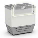 ALZATA CON PIANO DI SERVIZIO IN PLEXIGLASS ANTI URTO E LUCI A LED