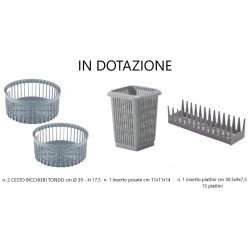LAVABICCHIERI DIGITALE CESTO TONDO