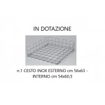 LAVAOGGETTI PROFESSIONALE CESTO 56X63 cm