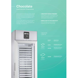 ARMADIO FRIGO PER CIOCCOLATO