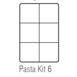 PASTA KIT 6 - completo di 6 cestelli GN 1/6 e coperchio
