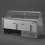 BANCO ESPOSITIVO REFRIGERATO VETRO CURVO