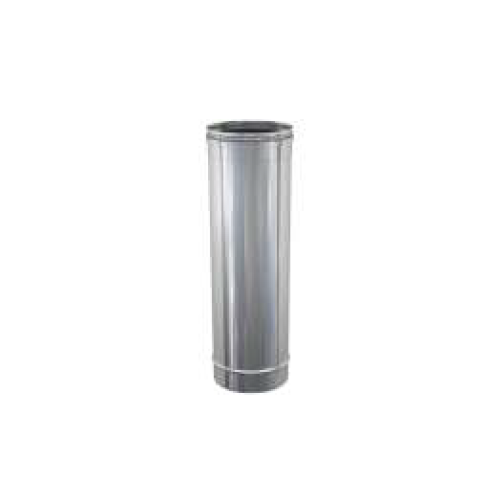 ELEMENTO DRITTO LUNGHEZZA 0,5 MT - IN ACCIAIO INOX - Ø 150 mm - ALT...