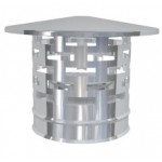 PARAPIOGGIA ANTIVOLATILE - DIAMETRO 200 MM