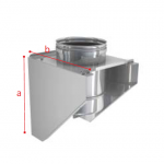 SUPPORTO A MURO IN ACCIAIO INOX - DIAMETRO 300 MM