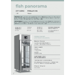 ARMADIO FROLLATURA PESCE PANORAMA-CAPACITA' 180 KG-TEMPERATURA 0°/+10°-UMIDITA' 40%-90%-LAMPADE U.V.-TOUCH SCREEN-TECNOLOGIA 4.0