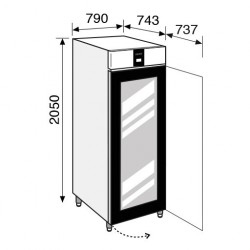 ARMADIO FRIGO PER CIOCCOLATO