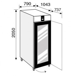 ARMADIO FRIGO PER CIOCCOLATO