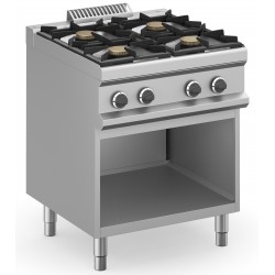 CUCINA A GAS 4 FUOCHI PROFESSIONALE