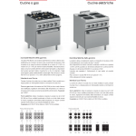 CUCINA 6 FUOCHI A GAS CON FORNO ELETTRICO
