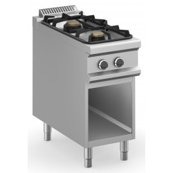 CUCINA A GAS PROFESSIONALE 2 FUOCHI