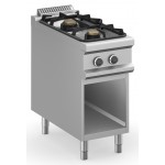 CUCINA A GAS PROFESSIONALE 2 FUOCHI