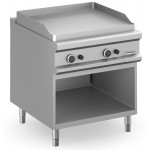 FRY TOP A GAS PROFESSIONALE PIASTRA LISCIA