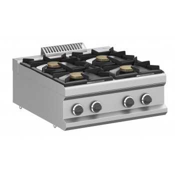 CUCINA A GAS 4 FUOCHI DA BANCO