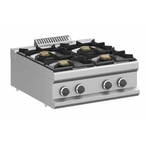 CUCINA A GAS 4 FUOCHI DA BANCO