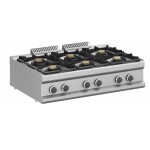 CUCINA A GAS 6 FUOCHI DA BANCO