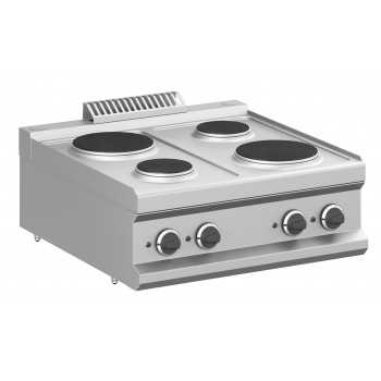CUCINA ELETTRICA 4 PIASTRE TONDE DA BANCO