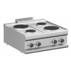 CUCINA ELETTRICA 4 PIASTRE TONDE DA BANCO