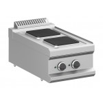 CUCINA ELETTRICA 2 PIASTRE QUADRE DA BANCO