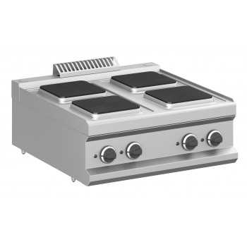 CUCINA ELETTRICA 4 PIASTRE QUADRE DA BANCO