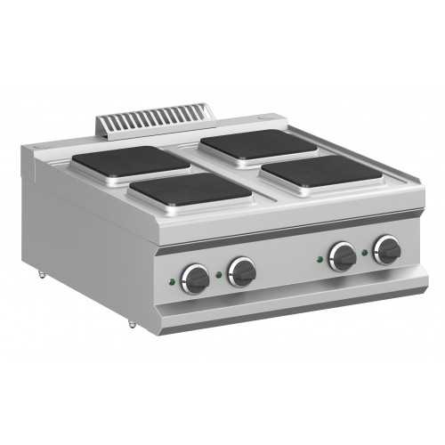 CUCINA ELETTRICA 4 PIASTRE QUADRE DA BANCO