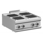 CUCINA ELETTRICA 4 PIASTRE QUADRE DA BANCO