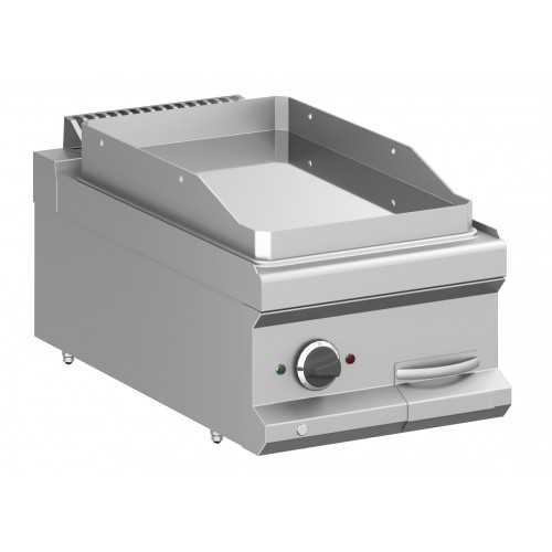 FRY TOP PROFESSIONALE ELETTRICO DA BANCO PIASTRA LISCIA CROMATA - PROFONDITA' 70 cm