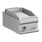 FRY TOP PROFESSIONALE ELETTRICO DA BANCO PIASTRA LISCIA CROMATA - PROFONDITA' 70 cm