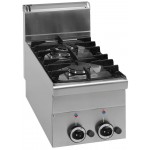 CUCINA A GAS 2 FUOCHI DA BANCO